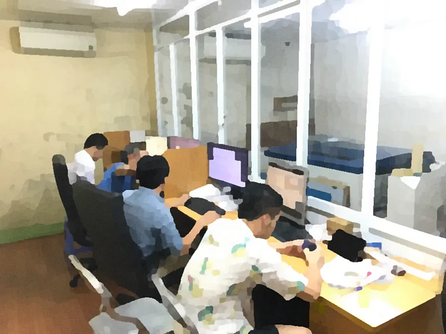 Bộ phận thiết kế và chế bản trong tư liệu An Hưng